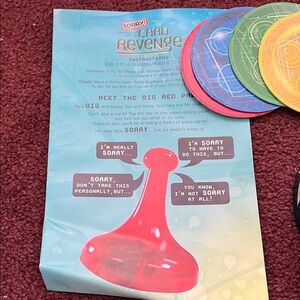 Sorry! Card Revenge Board Game - Red